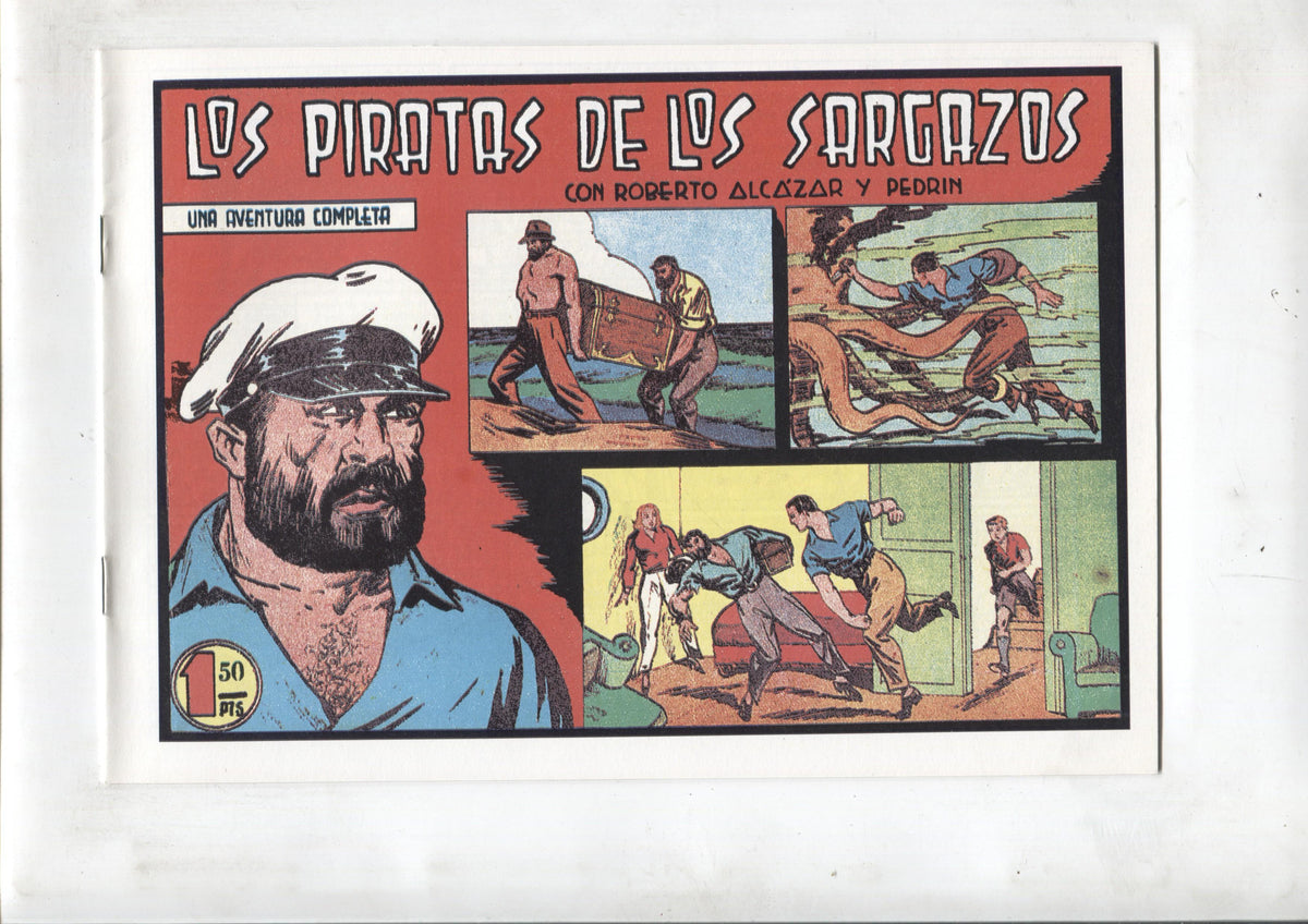 Facsimil: Roberto Alcazar y Pedrin numero 189: Los piratas de los sargazos