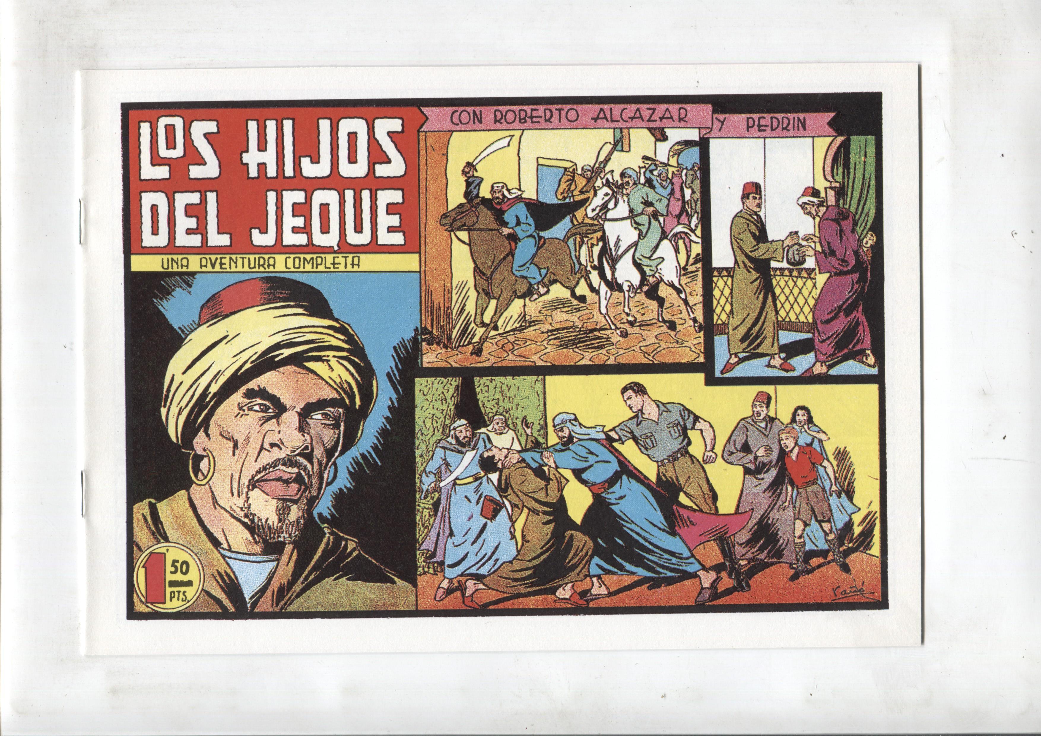 Facsimil: Roberto Alcazar y Pedrin numero 191: Los hijos del jeque