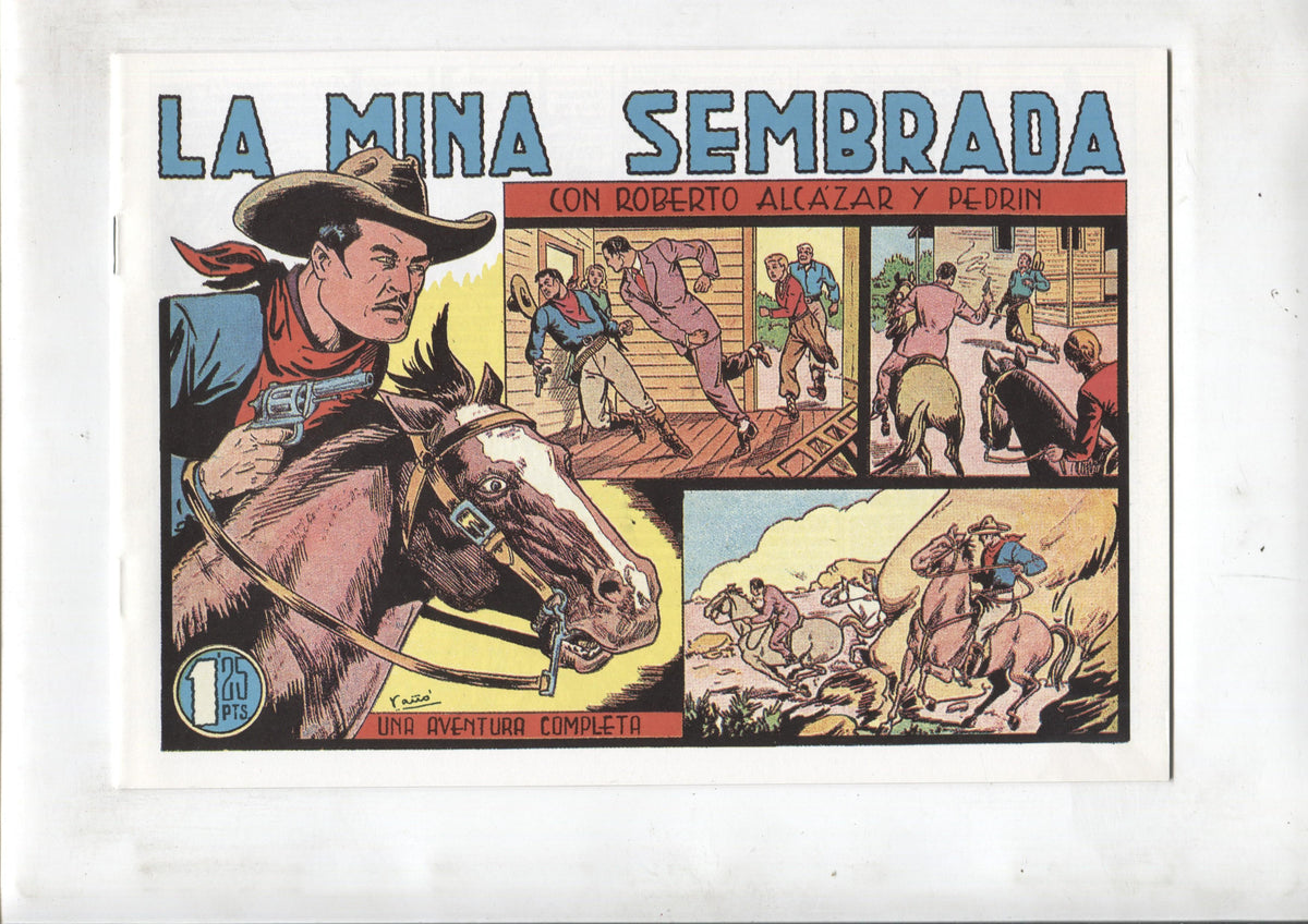 Facsimil: Roberto Alcazar y Pedrin numero 194: La mina sembrada