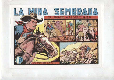 Facsimil: Roberto Alcazar y Pedrin numero 194: La mina sembrada