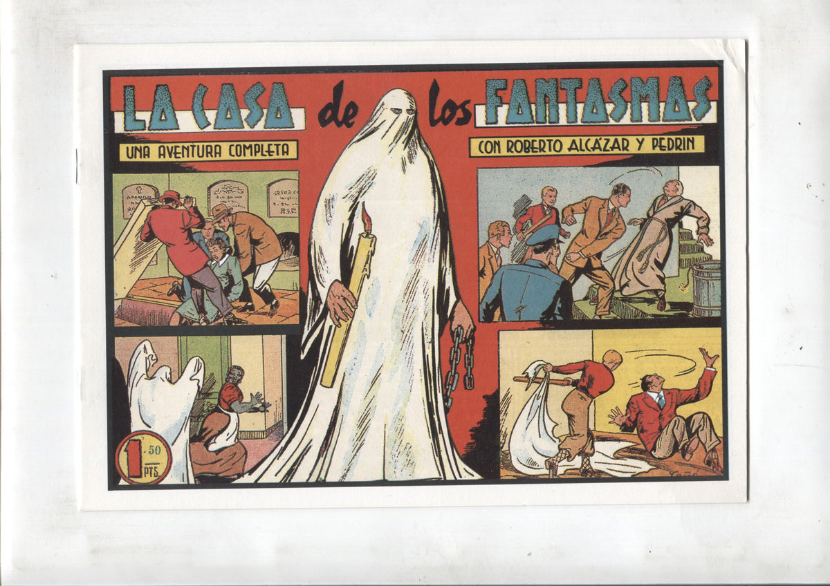 Facsimil: Roberto Alcazar y Pedrin numero 195: la casa de los fantasmas