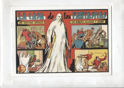 Facsimil: Roberto Alcazar y Pedrin numero 195: la casa de los fantasmas