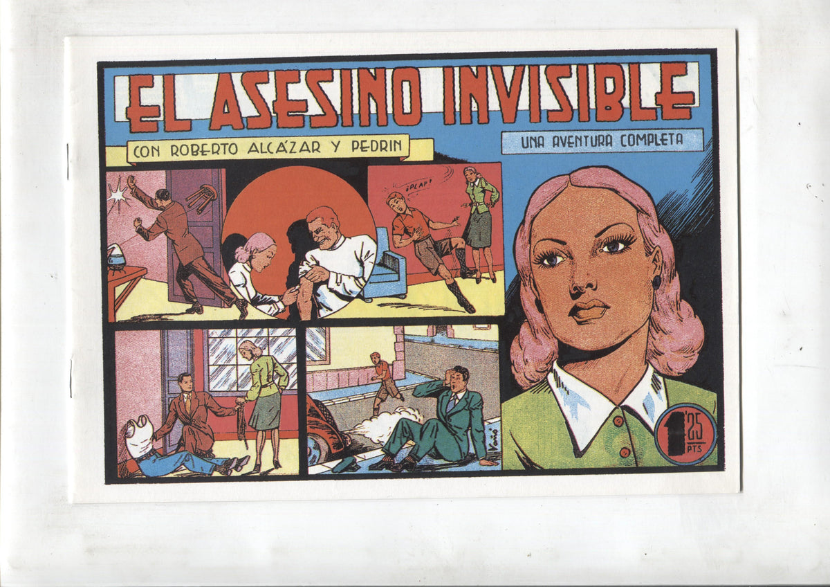 Facsimil: Roberto Alcazar y Pedrin numero 196: el asesino invisible