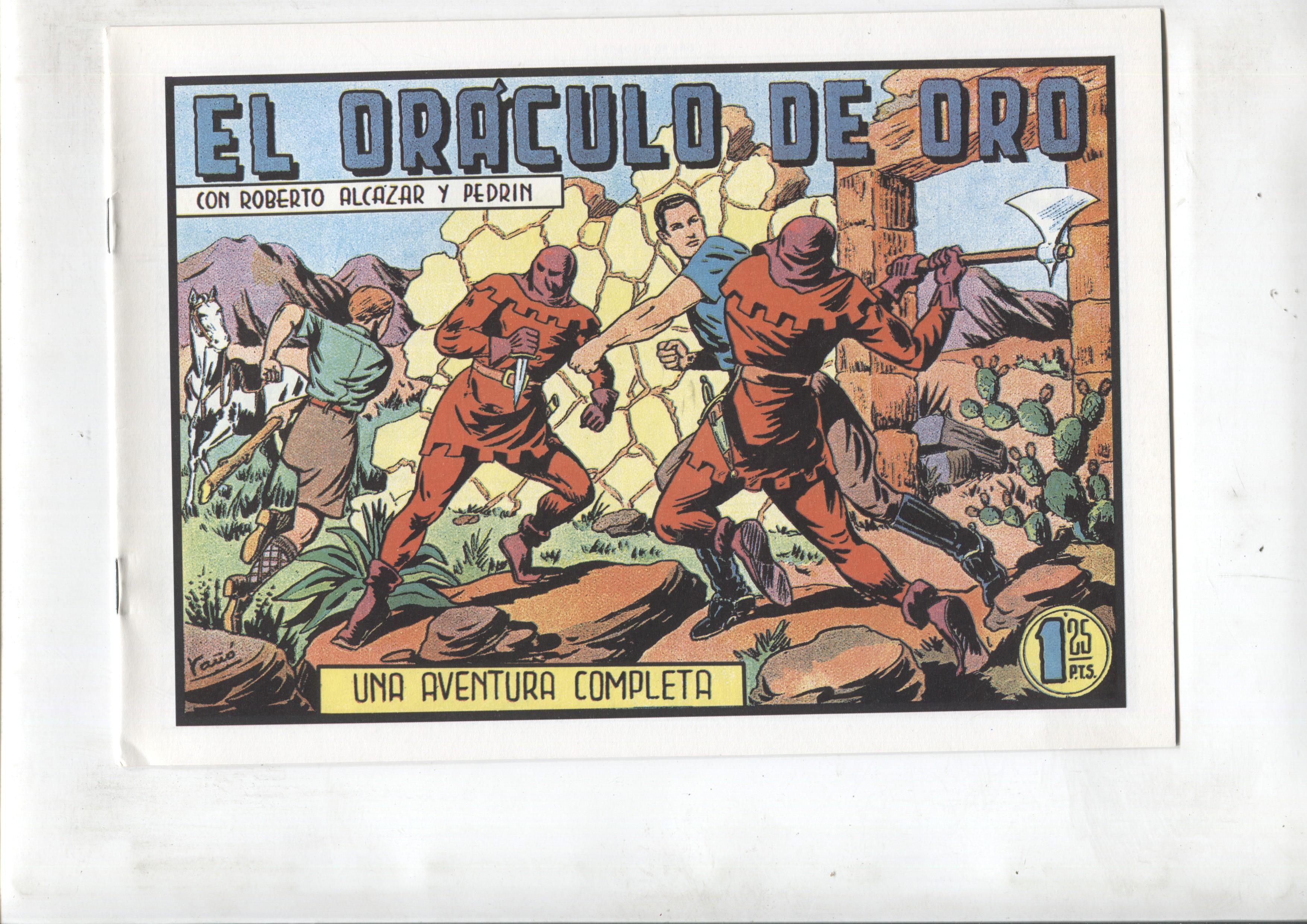 Facsimil: Roberto Alcazar y Pedrin numero 203: El oraculo de oro
