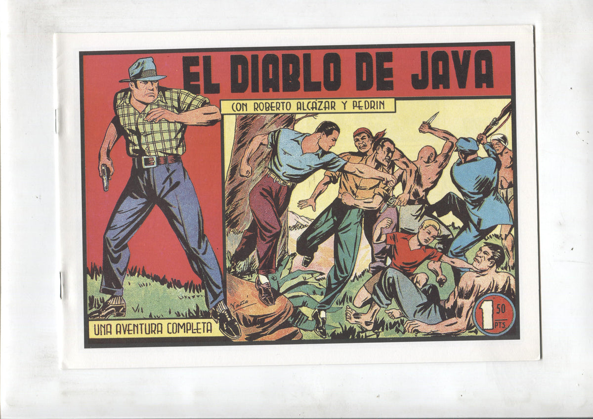 Facsimil: Roberto Alcazar y Pedrin numero 206: El diablo de Java