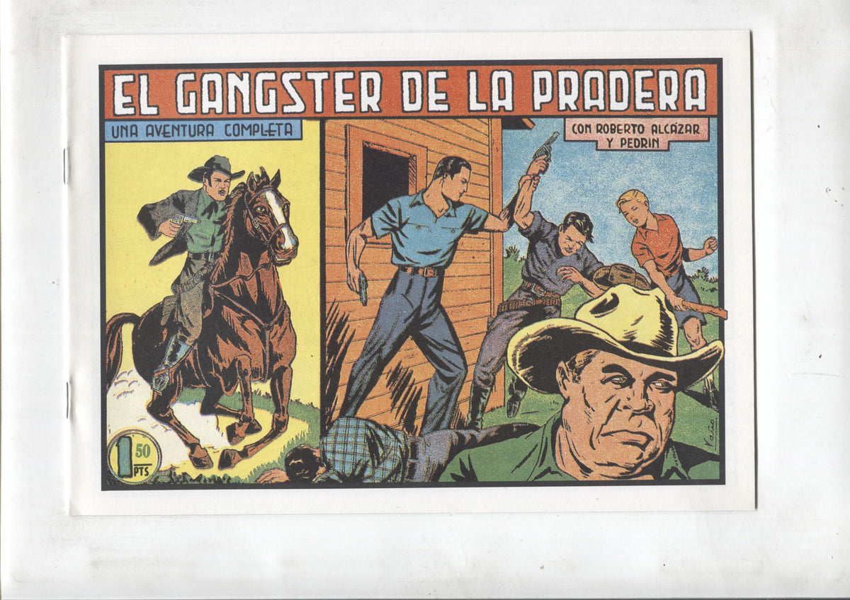 Facsimil: Roberto Alcazar y Pedrin numero 207: El gangster de la pradera