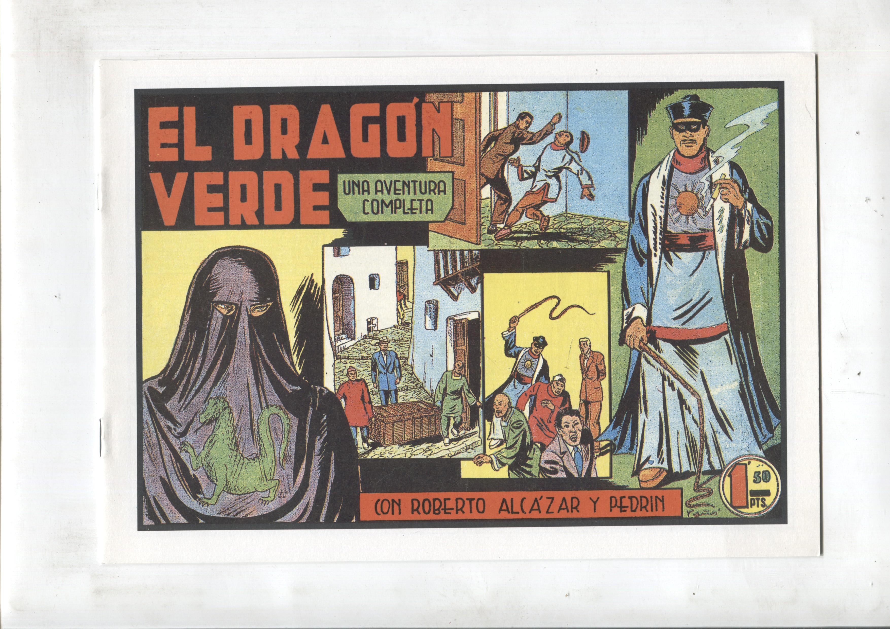 Facsimil: Roberto Alcazar y Pedrin numero 210: El dragon verde