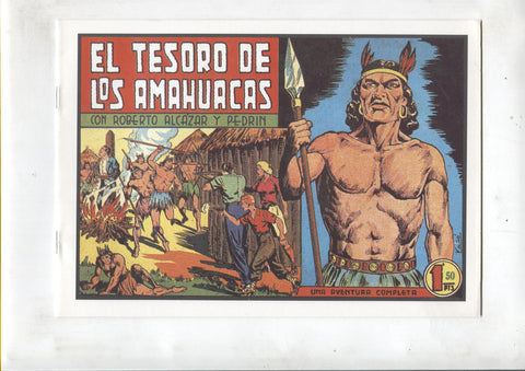 Facsimil: Roberto Alcazar y Pedrin numero 214: El tesoro de los amahuacas