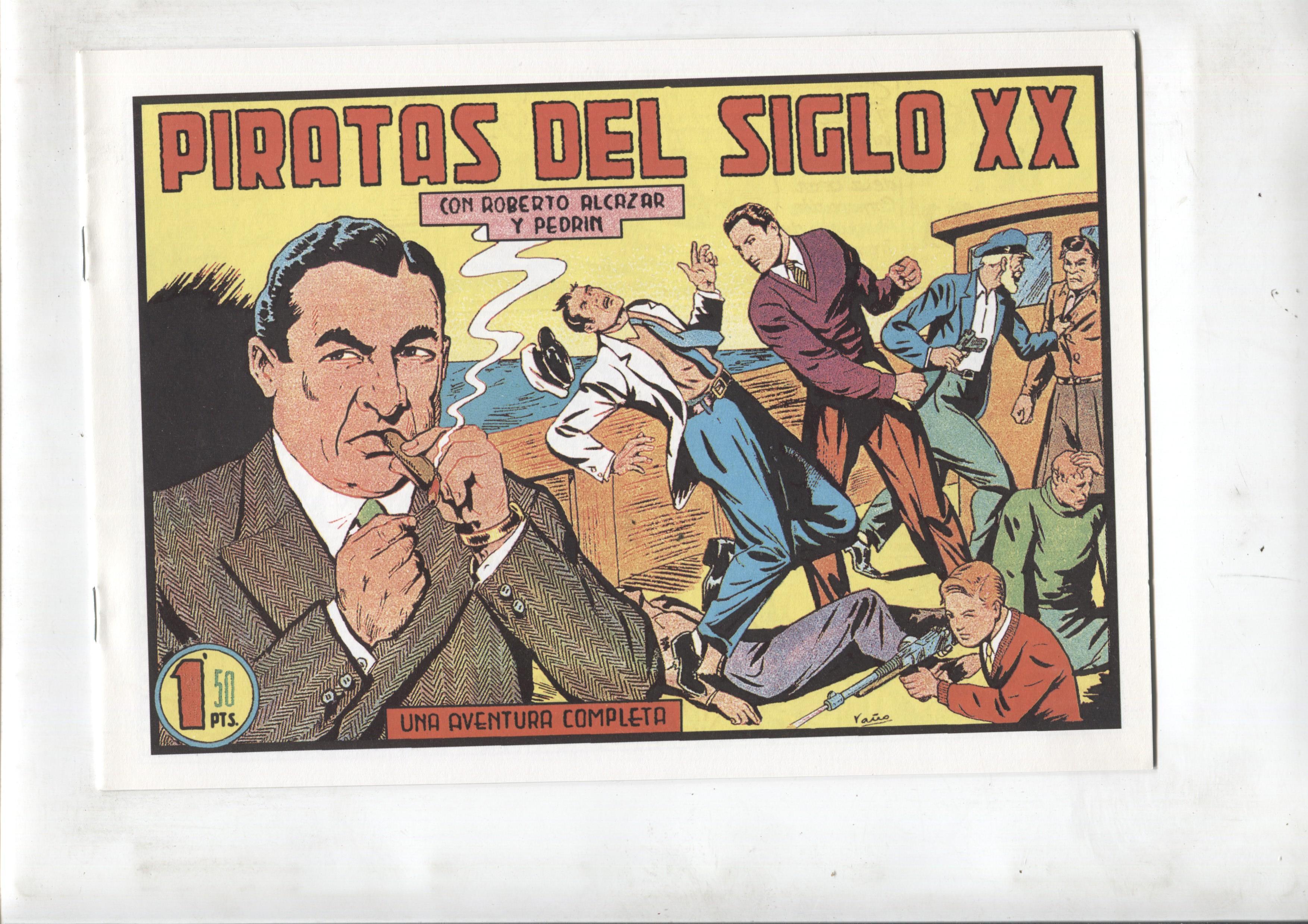 Facsimil: Roberto Alcazar y Pedrin numero 216: Piratas del siglo XX