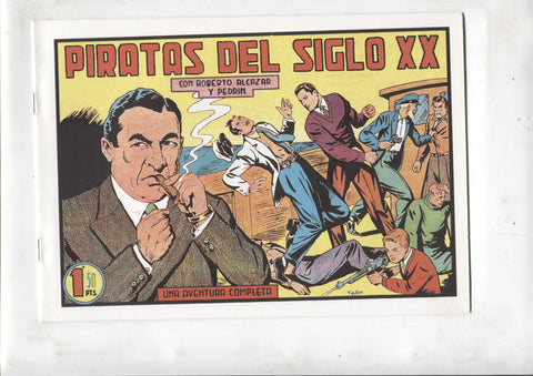 Facsimil: Roberto Alcazar y Pedrin numero 216: Piratas del siglo XX