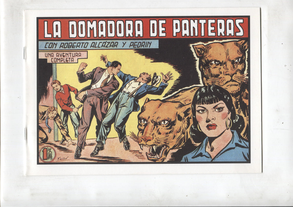 Facsimil: Roberto Alcazar y Pedrin numero 217: La domadora de panteras