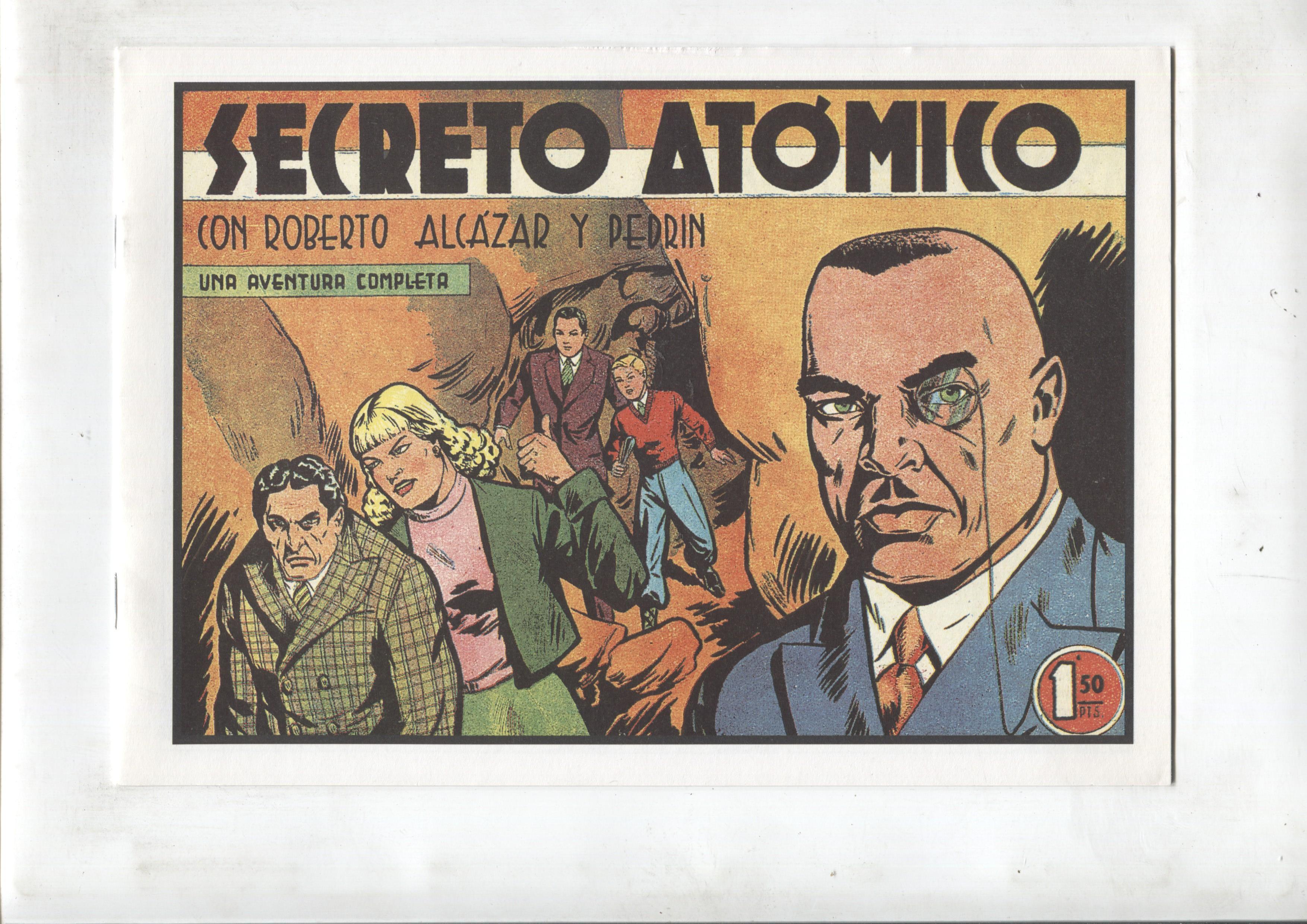 Facsimil: Roberto Alcazar y Pedrin numero 219: Secreto atomico