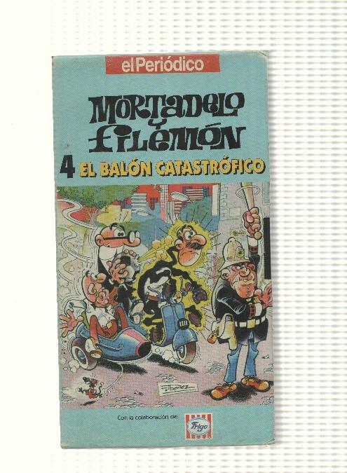 VHS, El Periodico num 04 (num 1 atras): Mortadelo y Filemon - El balon catastrofico. Con la colaboracion de Frigo 