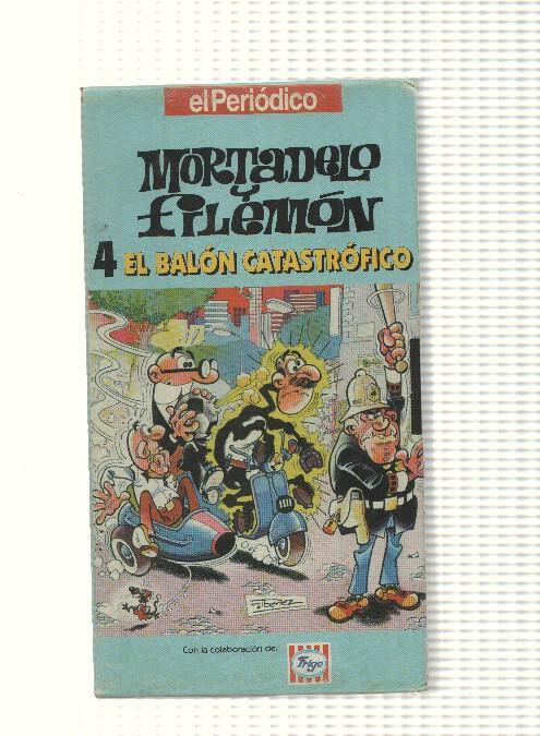 VHS, El Periodico num 04 (num 2 atras): Mortadelo y Filemon - El balon catastrofico. Con la colaboracion de Frigo 