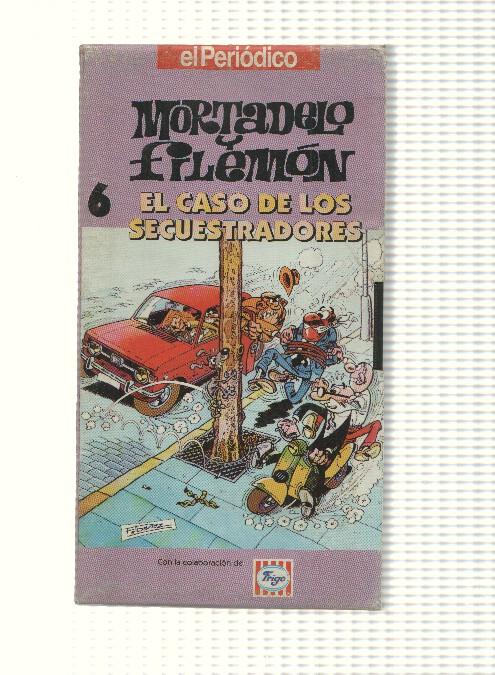 VHS, El Periodico num 06: Mortadelo y Filemon - El caso de los secuestradores. Con la colaboracion de Frigo 