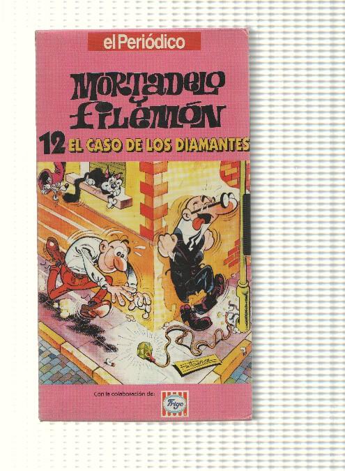 VHS, El Periodico num 12: Mortadelo y Filemon - El caso de los diamantes. Con la colaboracion de Frigo 