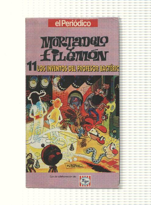 VHS, El Periodico num 11: Mortadelo y Filemon - Los inventos del profesor Bacterio. Con la colaboracion de Frigo 