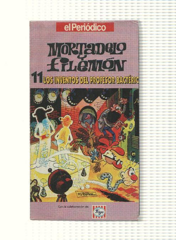 VHS, El Periodico num 11: Mortadelo y Filemon - Los inventos del profesor Bacterio. Con la colaboracion de Frigo 