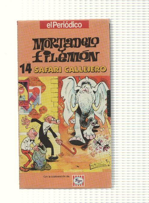 VHS, El Periodico num 14: Mortadelo y Filemon - Safari callajero. Con la colaboracion de Frigo 