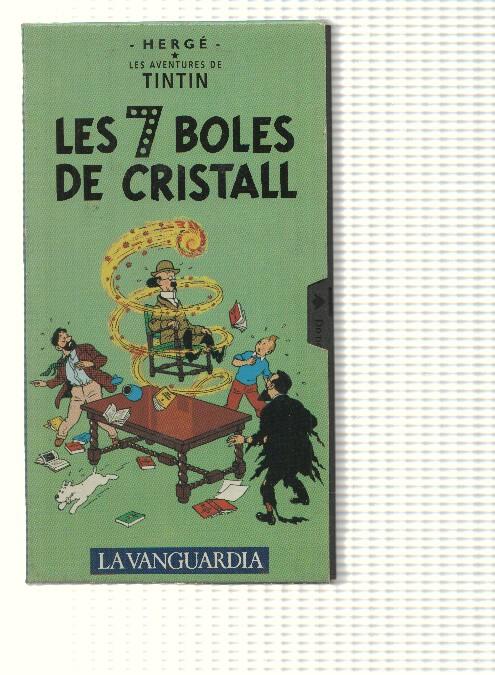 VHS La Vanguardia: num 01 - Les Aventures de Tintin. Les 7 boles de cristall. Herge