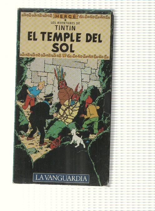 VHS La Vanguardia: num 02 - Les Aventures de Tintin. El Temple del Sol. Herge