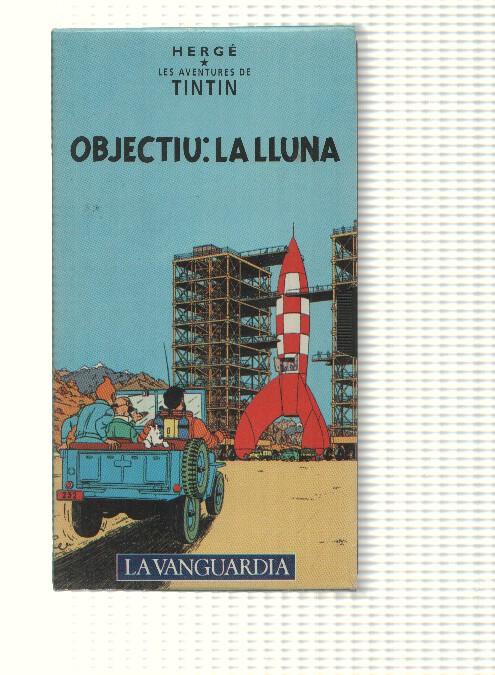 VHS La Vanguardia: num 03 - Les Aventures de Tintin. Objectiu la Lluna. Herge