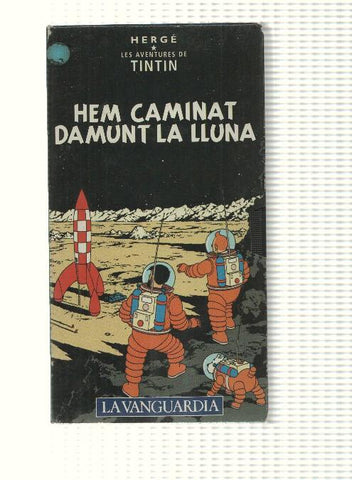 VHS La Vanguardia: num 04 - Les Aventures de Tintin. Hem caminat damunt la Lluna. Herge