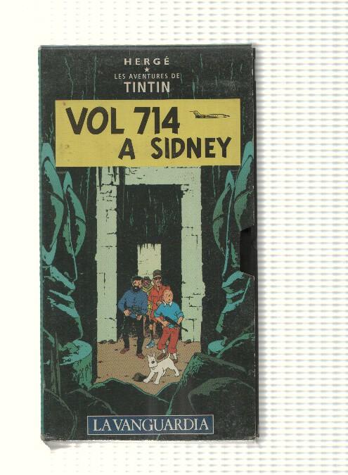 VHS La Vanguardia: num 07 - Les Aventures de Tintin. Vol 714 a Sidey. Herge