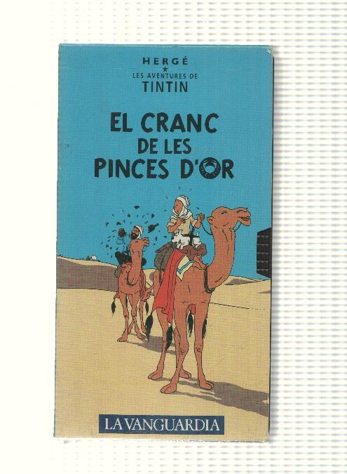 VHS La Vanguardia: num 11 - Les Aventures de Tintin. El cranc de les pinces dor. Herge
