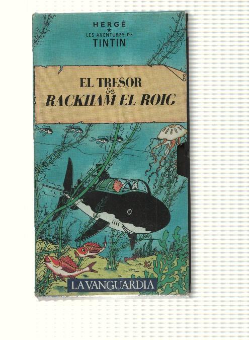 VHS La Vanguardia: num 19 - Les Aventures de Tintin. El tresor de Rackham el roig. Herge