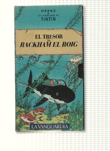 VHS La Vanguardia: num 19 - Les Aventures de Tintin. El tresor de Rackham el roig. Herge