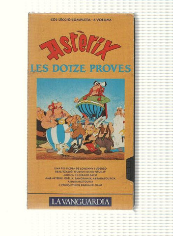 VHS La Vanguardia: num 1, Asterix. Les dotze proves. IVS