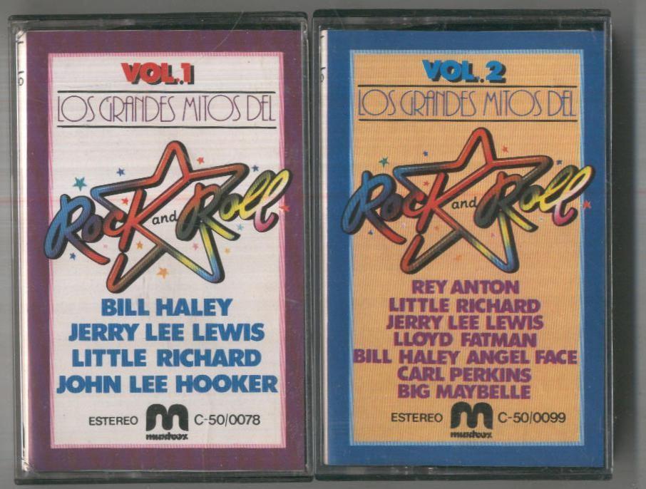 Cinta Casete: LOS GRANDES MITOS DEL ROCK AND ROLL - Vol.01 y Vol.02