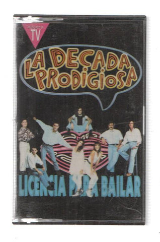 Cinta Casete: LA DECADA PRODIGIOSA - Licencia para Bailar (Hispa Vox 1991)
