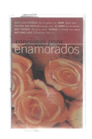 Cinta Cassette: CANCIONES DE ENAMORADOS, Volumen 1 - Recopilatorio (Hispa Vox 1993)