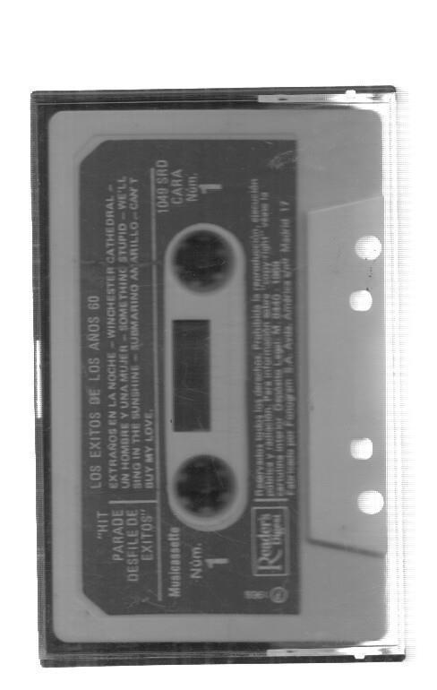 Cinta Casete: Reader's Digest: LOS EXITOS DE LOS AÑOS 60, Numero 01 (SIN CARATULA)