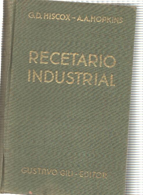 Recetario Indutrial