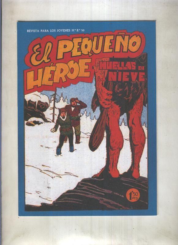 Facsimil: El Pequeño Heroe numero 074: Huellas en la nieve