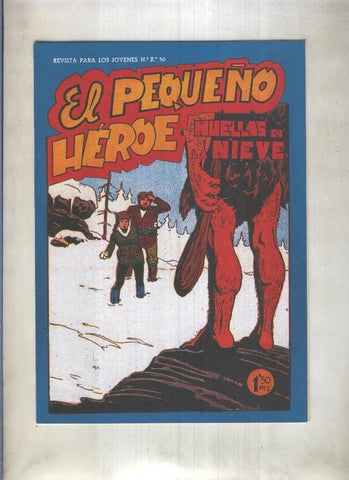 Facsimil: El Pequeño Heroe numero 074: Huellas en la nieve