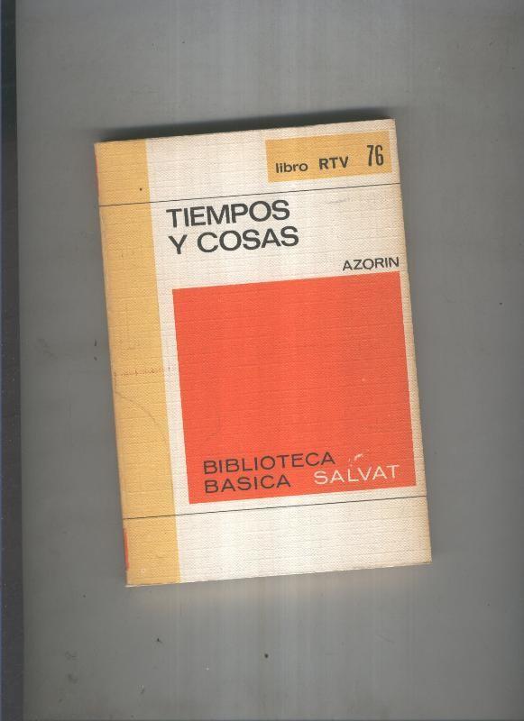 Salvat libro RTV 076:Tiempos y cosas (numerado 1 en interior)