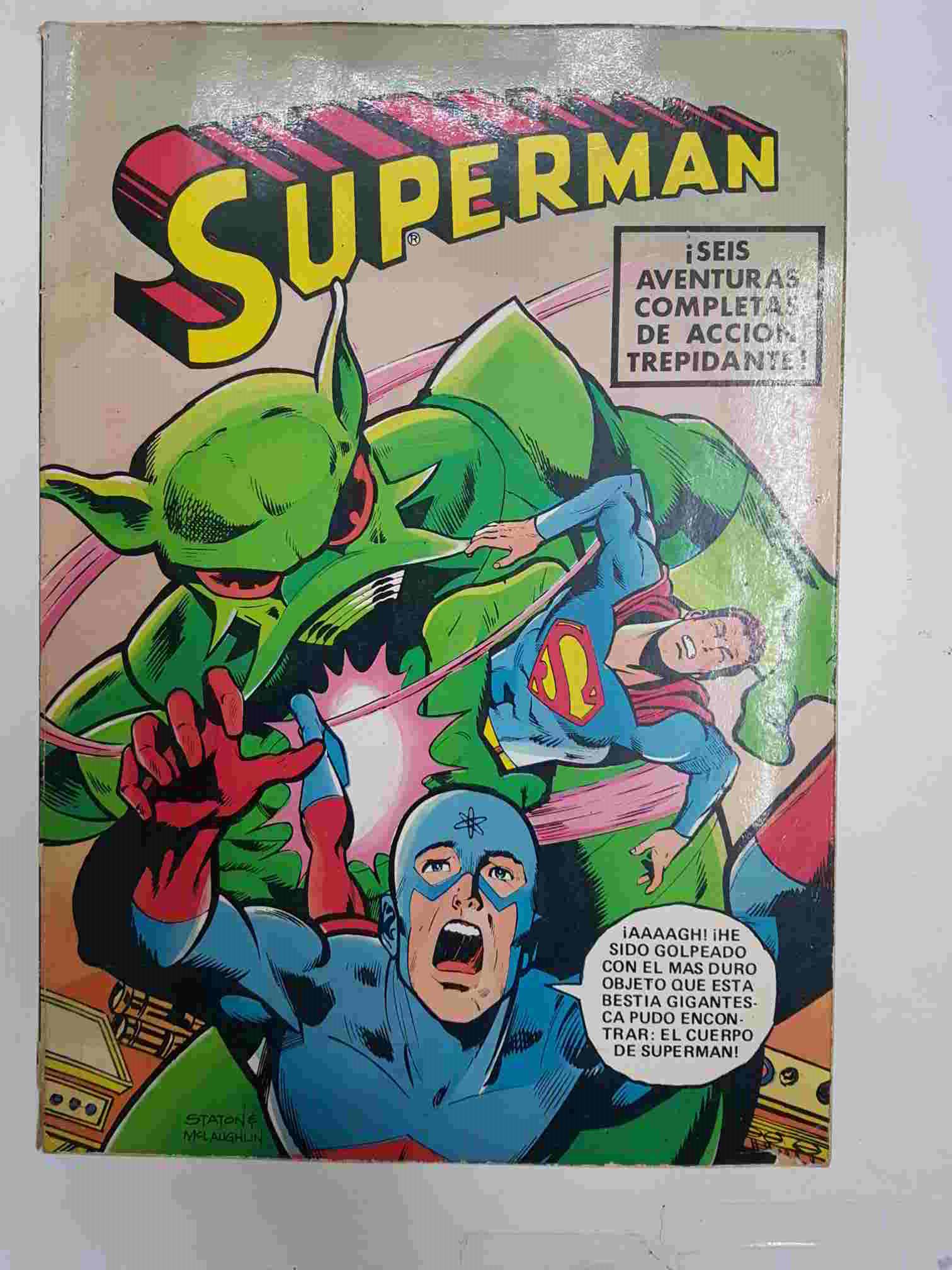 Comic, Album Superman num 06: Seis aventuras completas - La tragedia del atomo gigante, Superboy: La Sombra de Jor-el