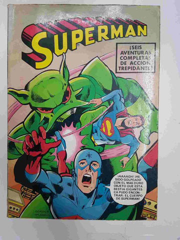 Comic, Album Superman num 06: Seis aventuras completas - La tragedia del atomo gigante, Superboy: La Sombra de Jor-el