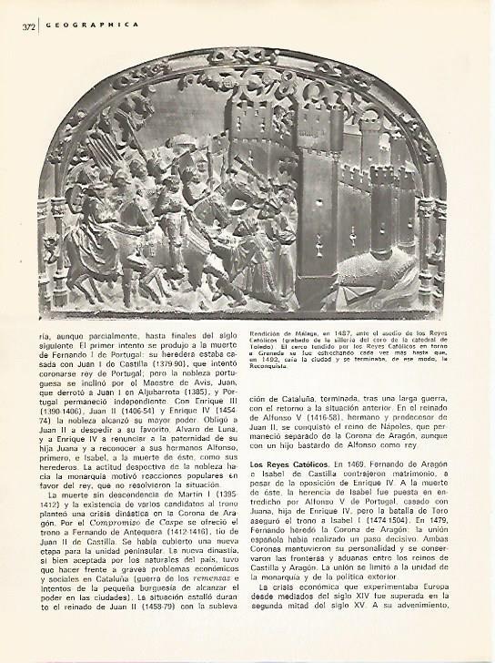 LAMINA 10935: Rendicion de Malaga en la catedral de Toledo