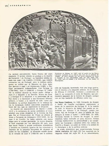 LAMINA 10935: Rendicion de Malaga en la catedral de Toledo