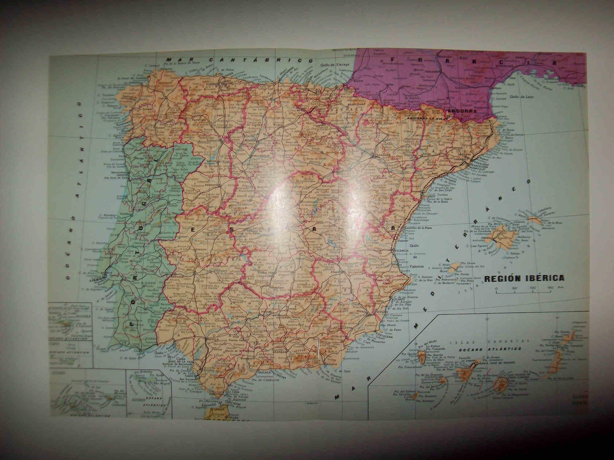 LAMINA 10939: Mapa de la Peninla Iberica