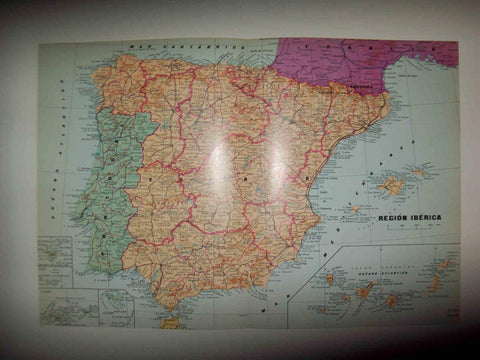 LAMINA 10939: Mapa de la Peninla Iberica