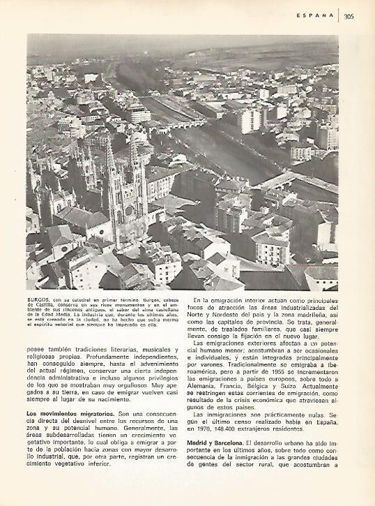 LAMINA 10947: Vista aerea de Burgos