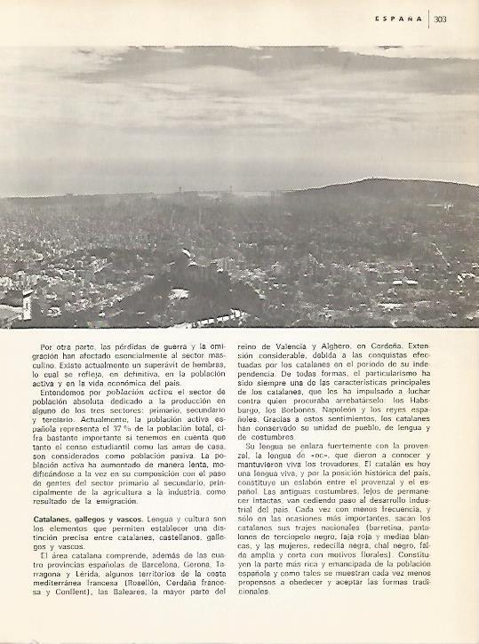 LAMINA 10949: Vista aerea de Barcelona