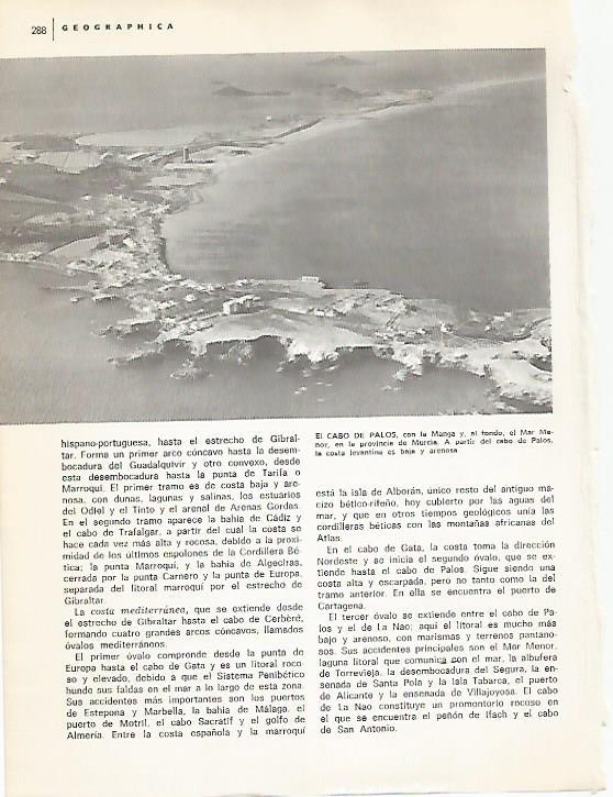 LAMINA 10955: Cabo de Palos en Murcia