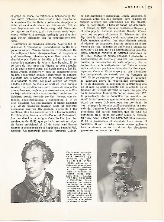 LAMINA 10964: El principe de Metternich y el emperador Francisco Jose 